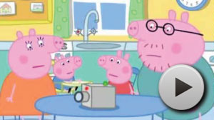 Ir al episodio de Peppa Pig la cámara de vídeo de papá